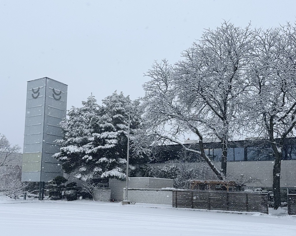 Snowy day at the JCCC