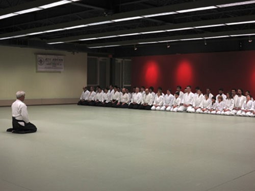 Aikido class