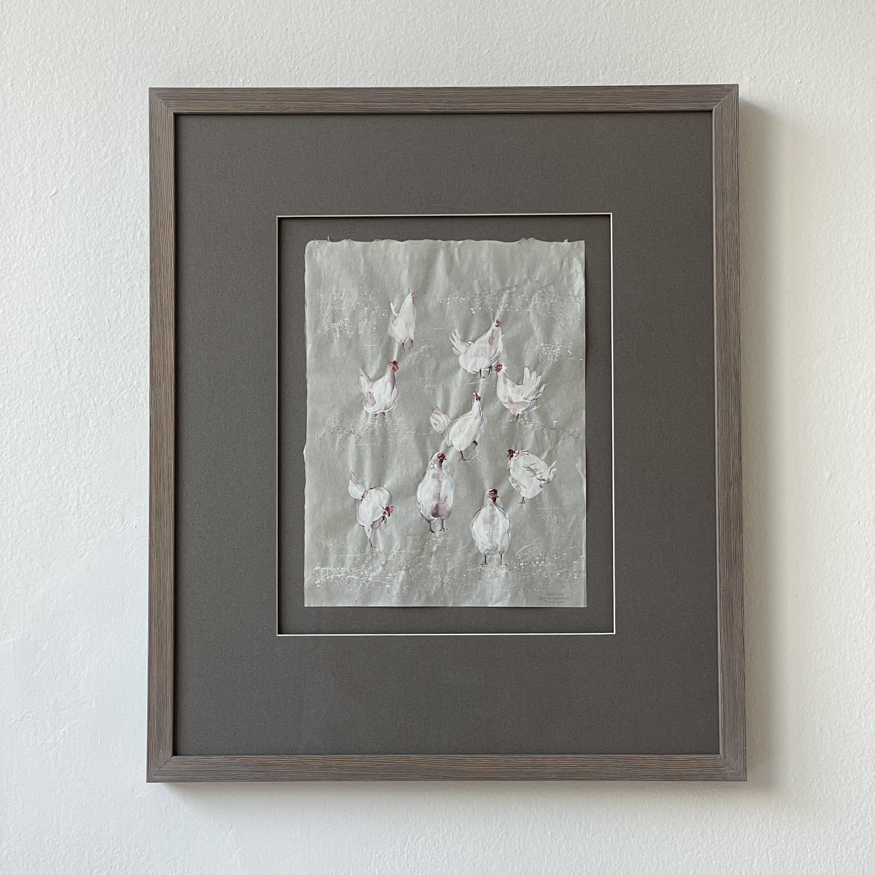 White Hens, White on White​​​​​​​ - Myroslava Boikiv