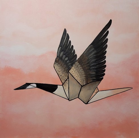 Canada Goose Paper Crane - Steven Hasegawa