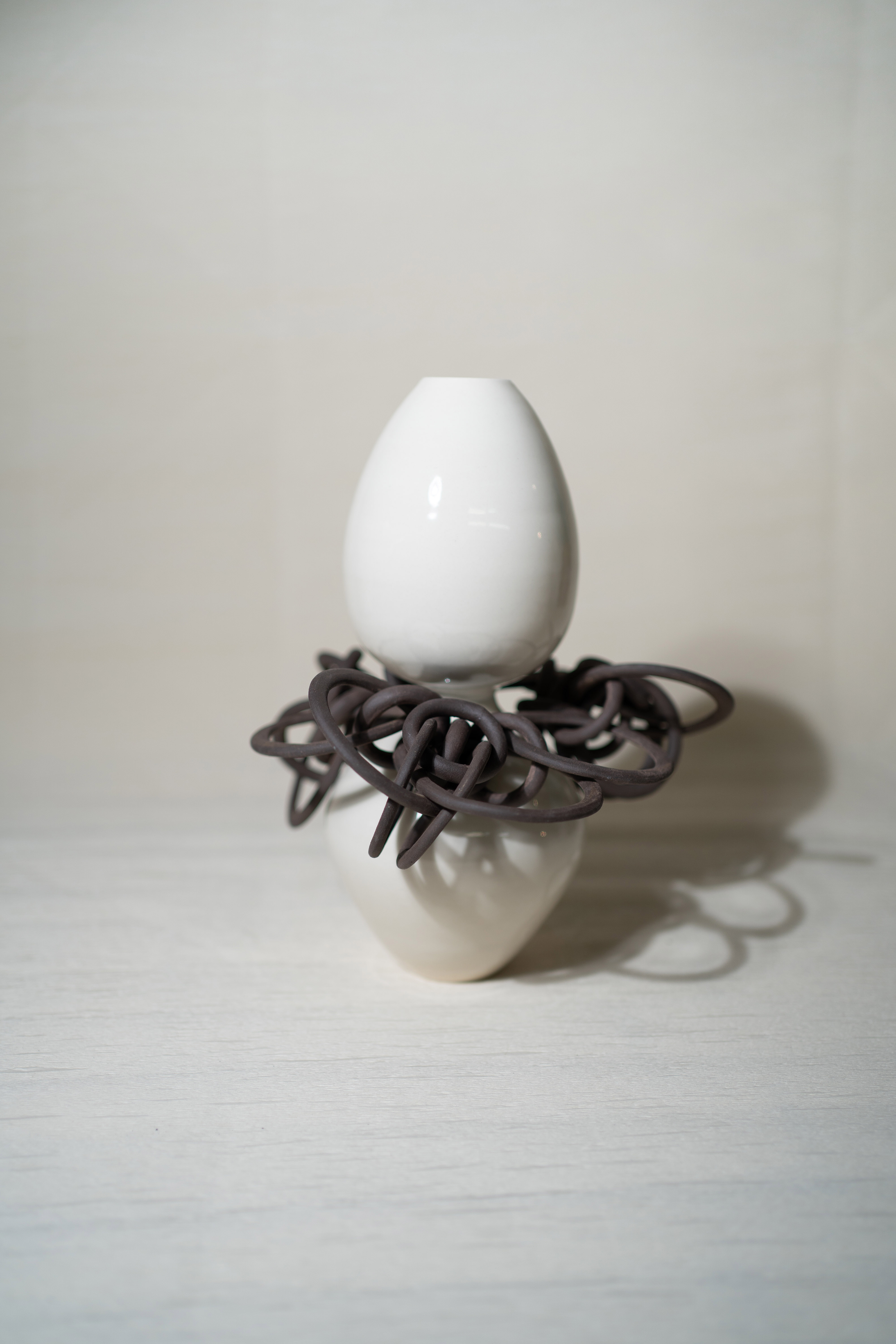 Linked Vessels (porcelain) - Queenie Xu