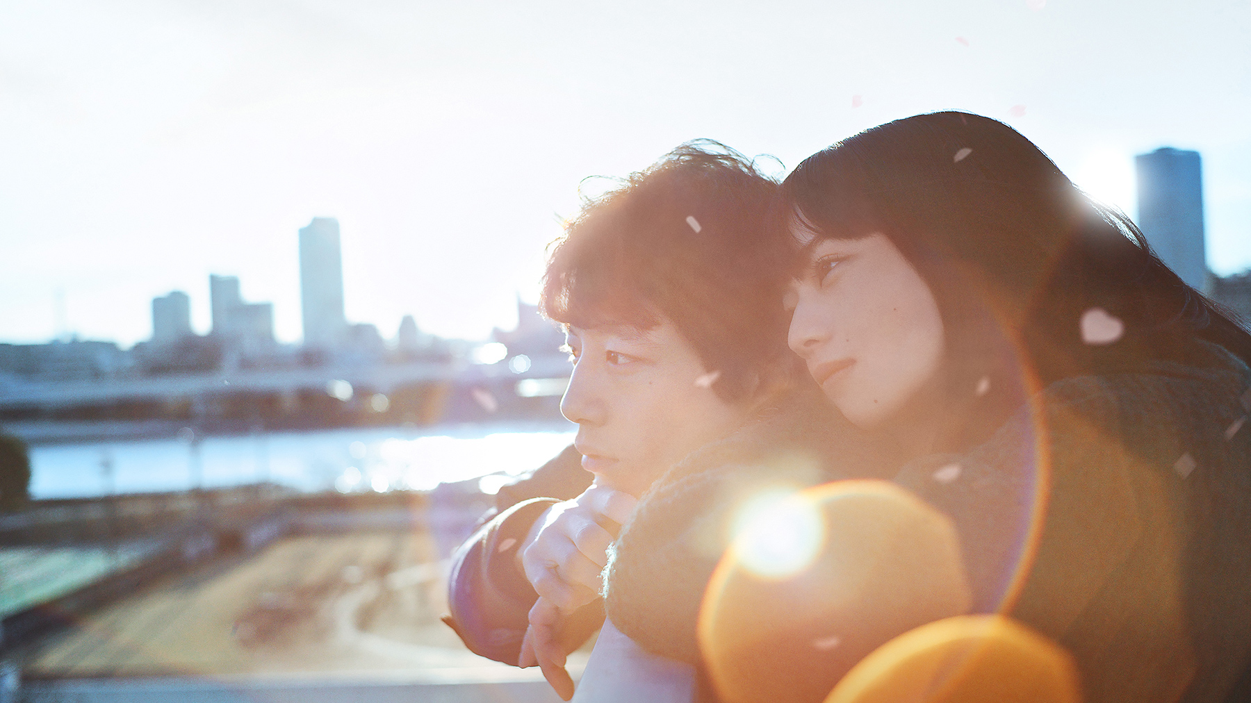 woman and man embracing