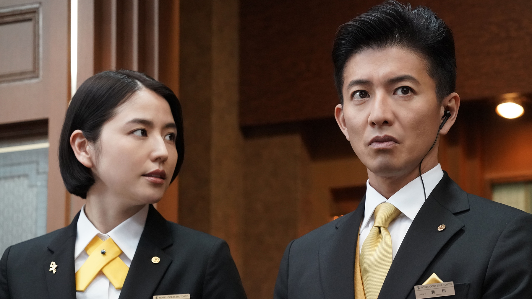 close up of two police detectives