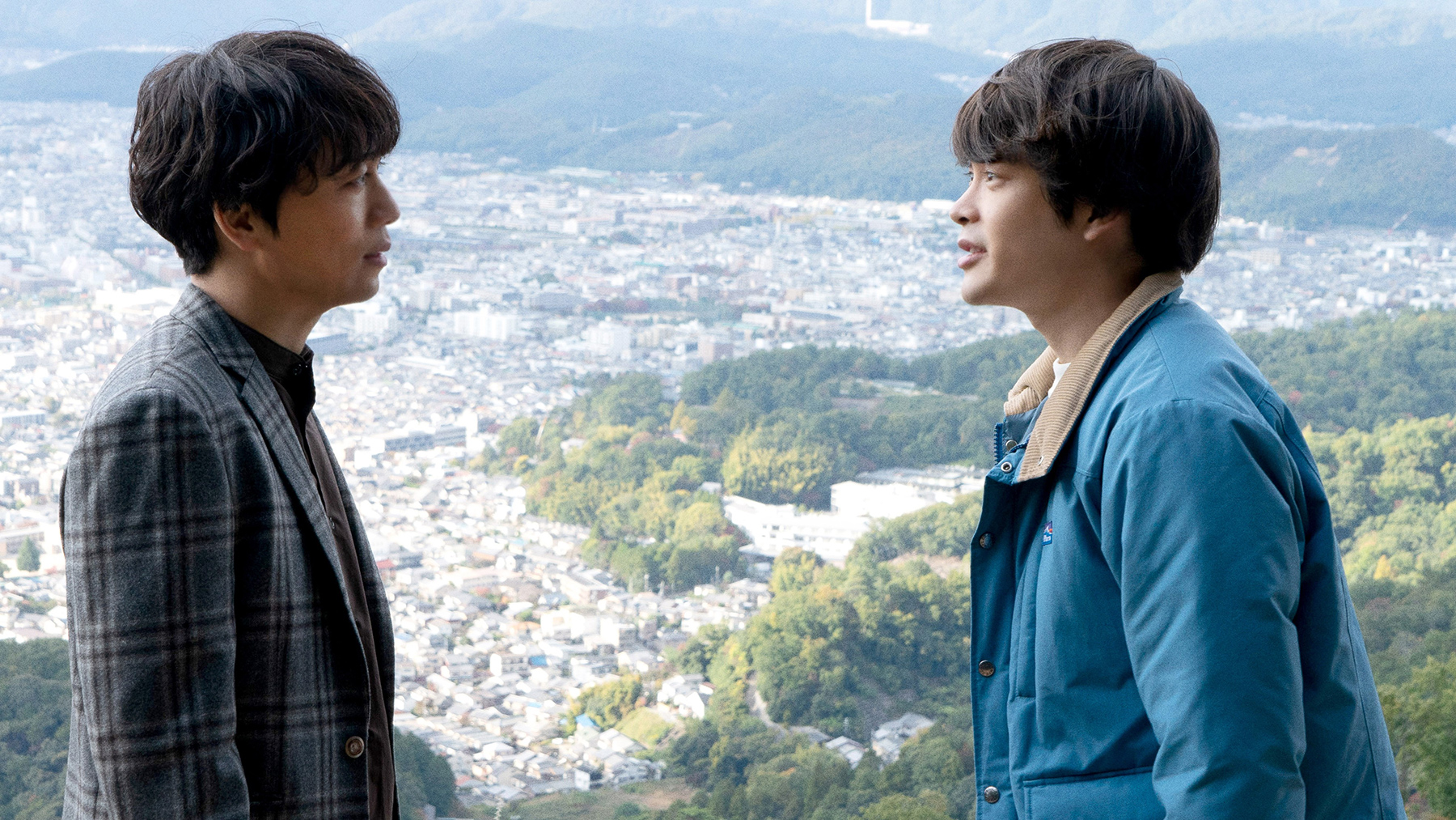 two men facing each other