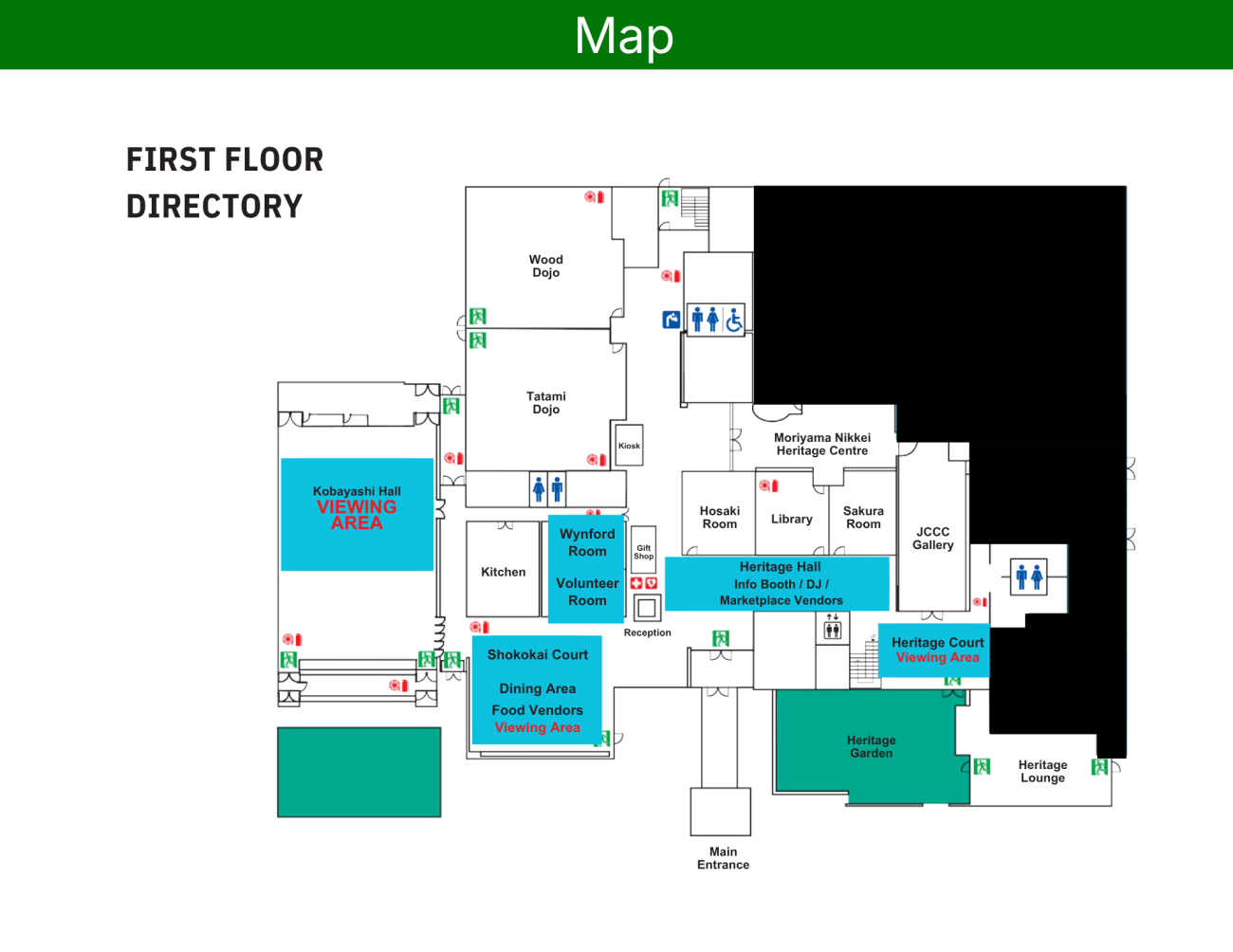 Game 3 First Floor Map