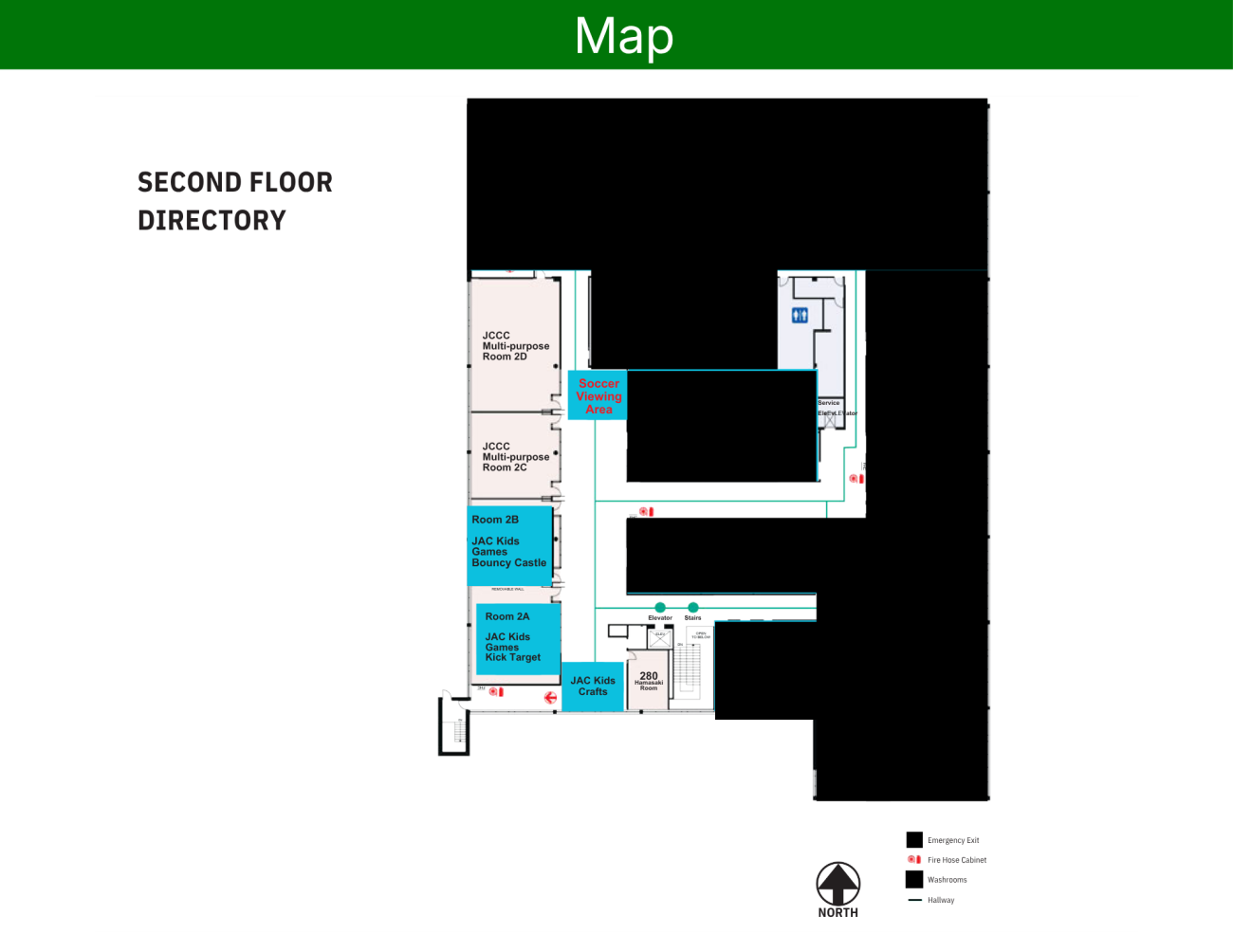 Game 3 Second Floor Map