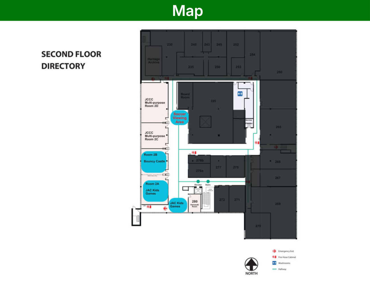 Game1 Second Floor Map