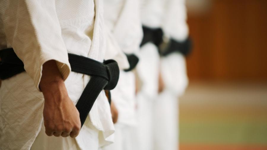 People wearing martial arts uniforms