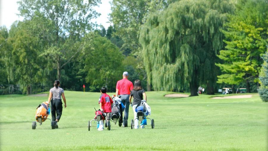 family golf