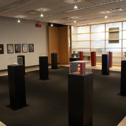 Hosaki set-up for an exhibit