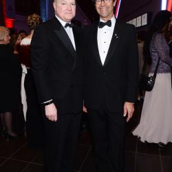 men posing at gala